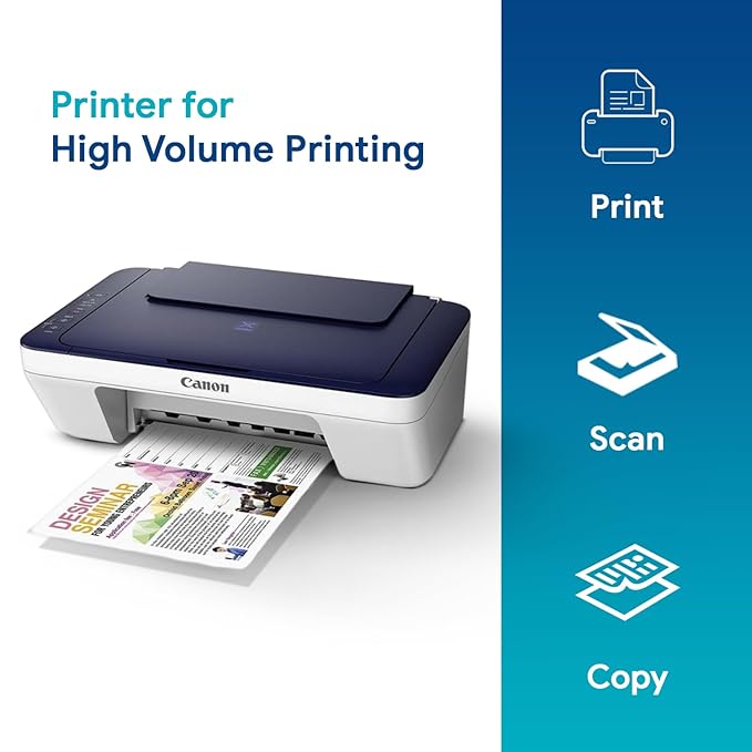 Canon PIXMA MG2577s All in One Non Wifi Inkjet Colour Printer with Scanner for Home, upto 100 Black and 100 Colour prints - Image 3